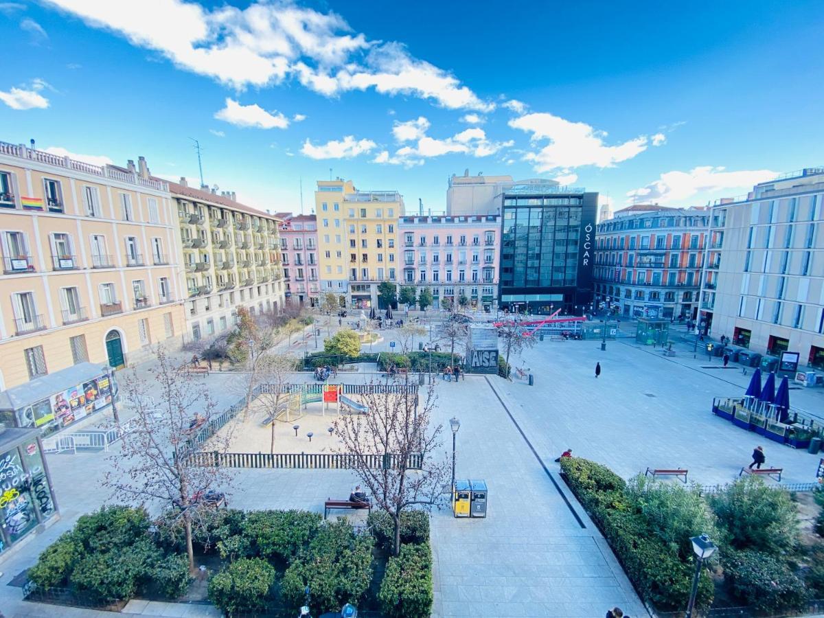 Estudio Doble Con Balcon En Madrid Centro المظهر الخارجي الصورة